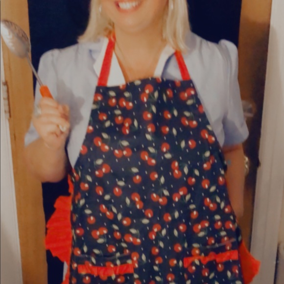 Vintage cherries apron NWT - Picture 6 of 9